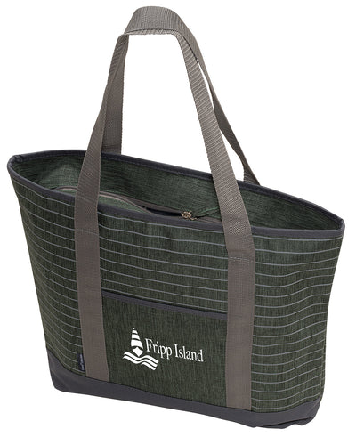 Prime Line Strand Snow Canvas Tote Bag