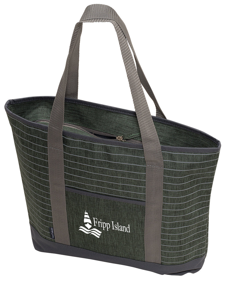 Prime Line Strand Snow Canvas Tote Bag