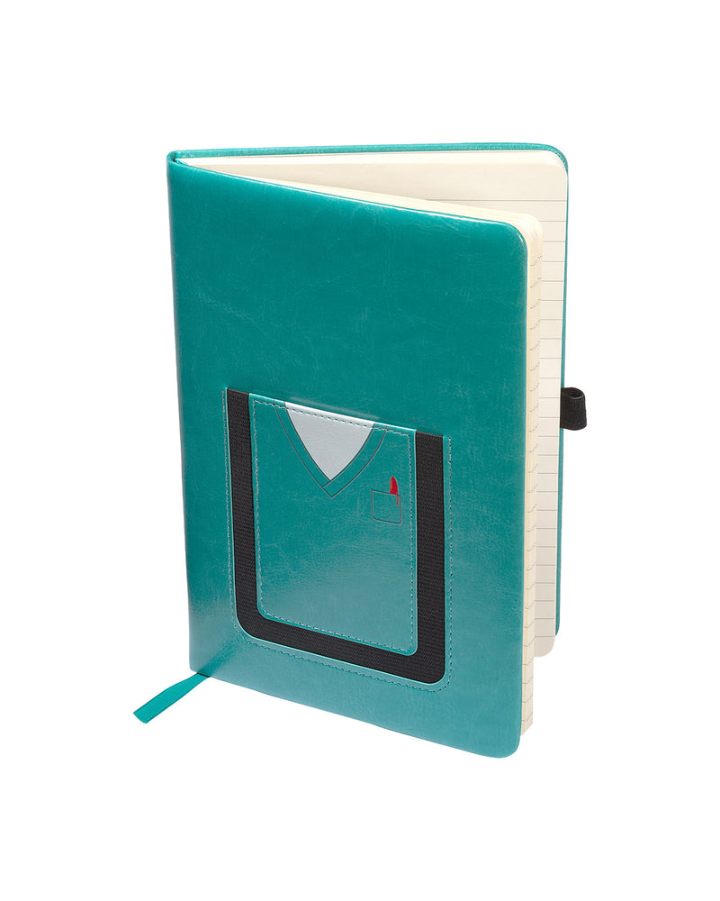 Leeman Medical Theme Journal Book With Cell Phone Pocket