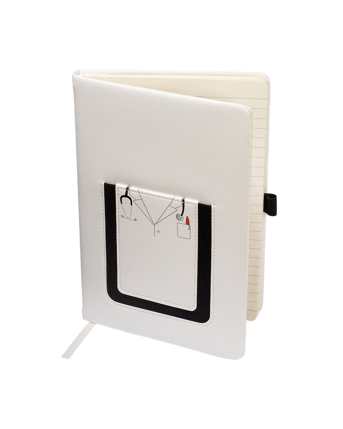 Leeman Medical Theme Journal Book With Cell Phone Pocket Leeman