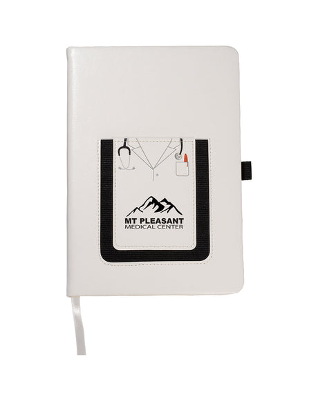 Leeman Medical Theme Journal Book With Cell Phone Pocket Leeman