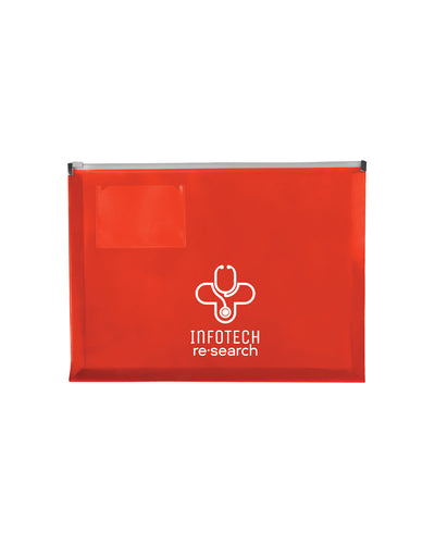 Prime Line Zip-Closure Envelope With Business Card Slot