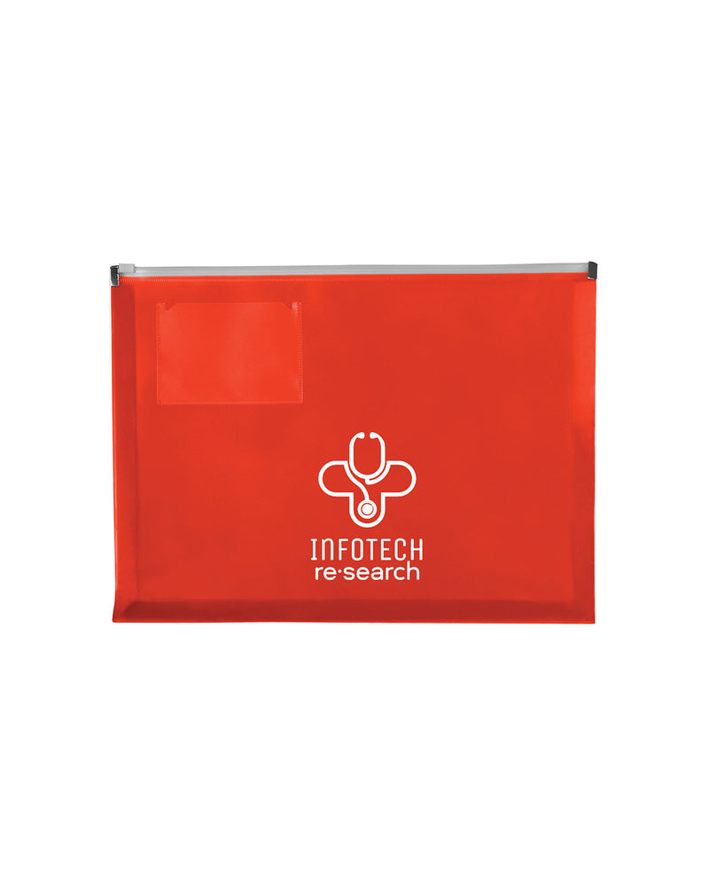 Prime Line Zip-Closure Envelope With Business Card Slot