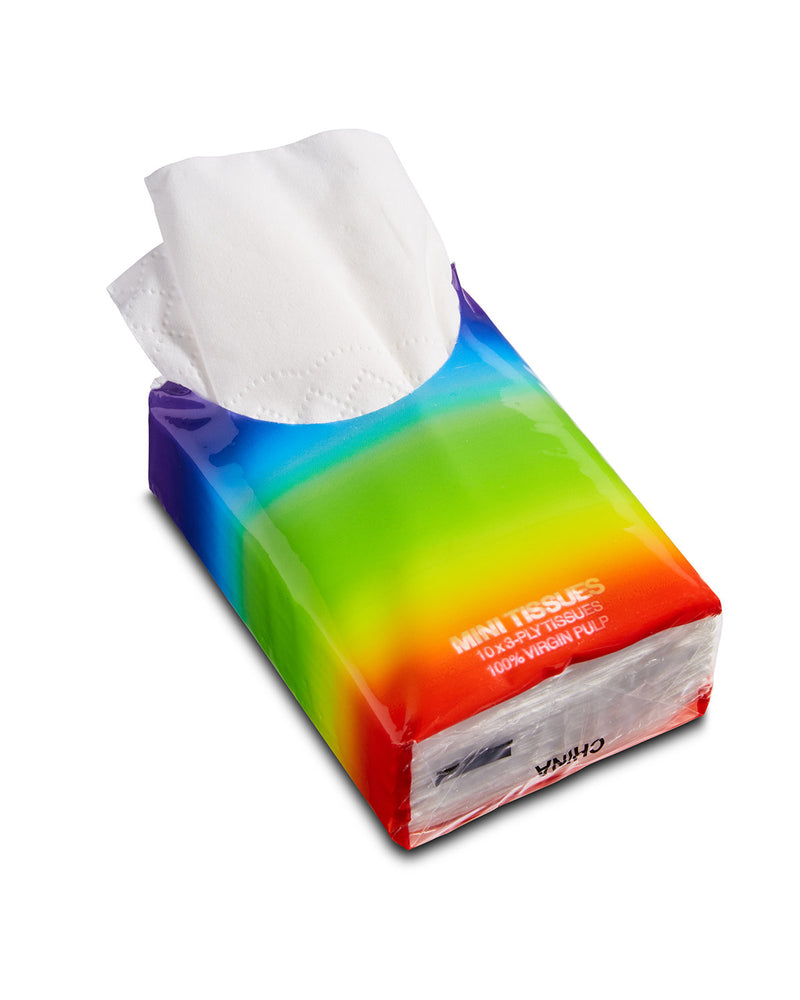 Prime Line Mini Tissue Packet - Rainbow