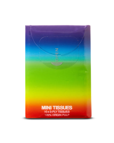 Prime Line Mini Tissue Packet - Rainbow