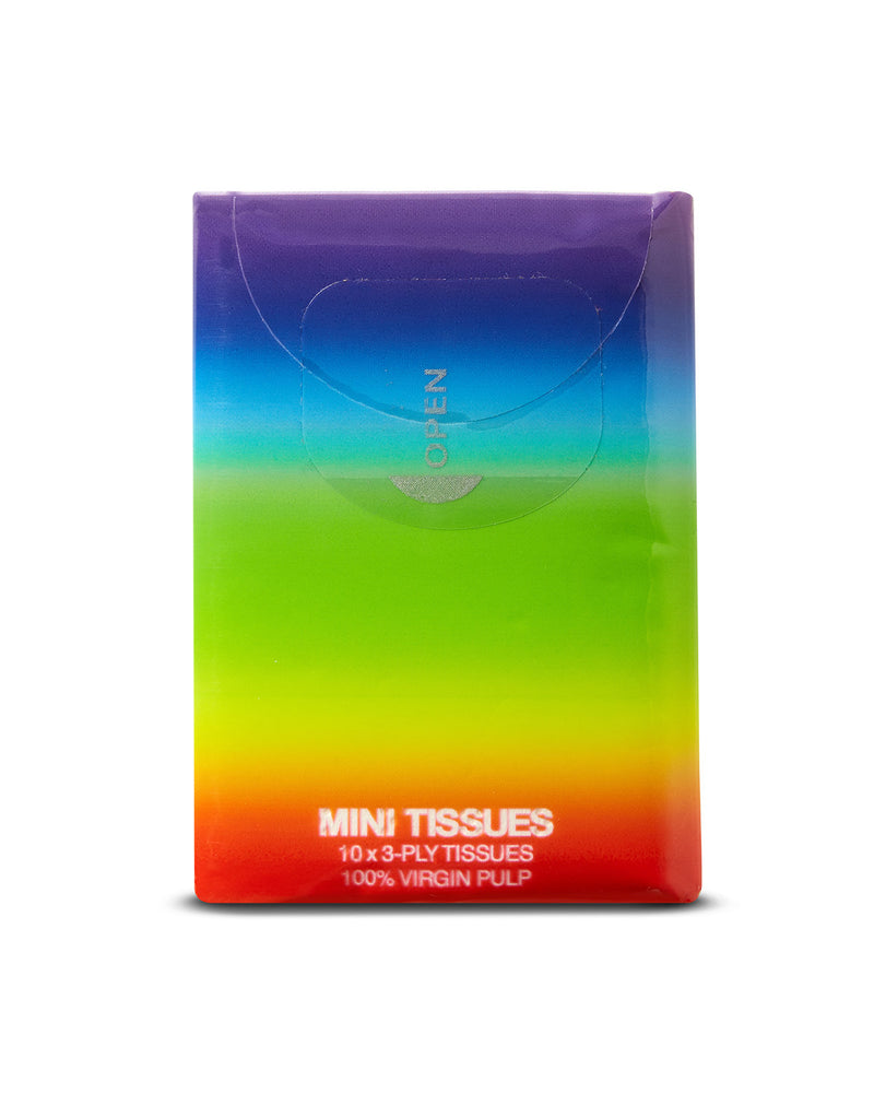 Prime Line Mini Tissue Packet - Rainbow