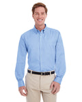 Harriton Men's Foundation 100% Cotton Long-Sleeve Twill Shirt with Teflon™ Harriton