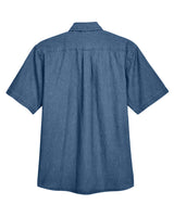 Harriton Men's 6.5 oz. Short-Sleeve Denim Shirt Harriton