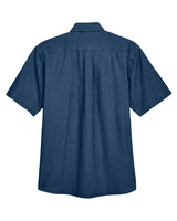 Harriton Men's 6.5 oz. Short-Sleeve Denim Shirt Harriton