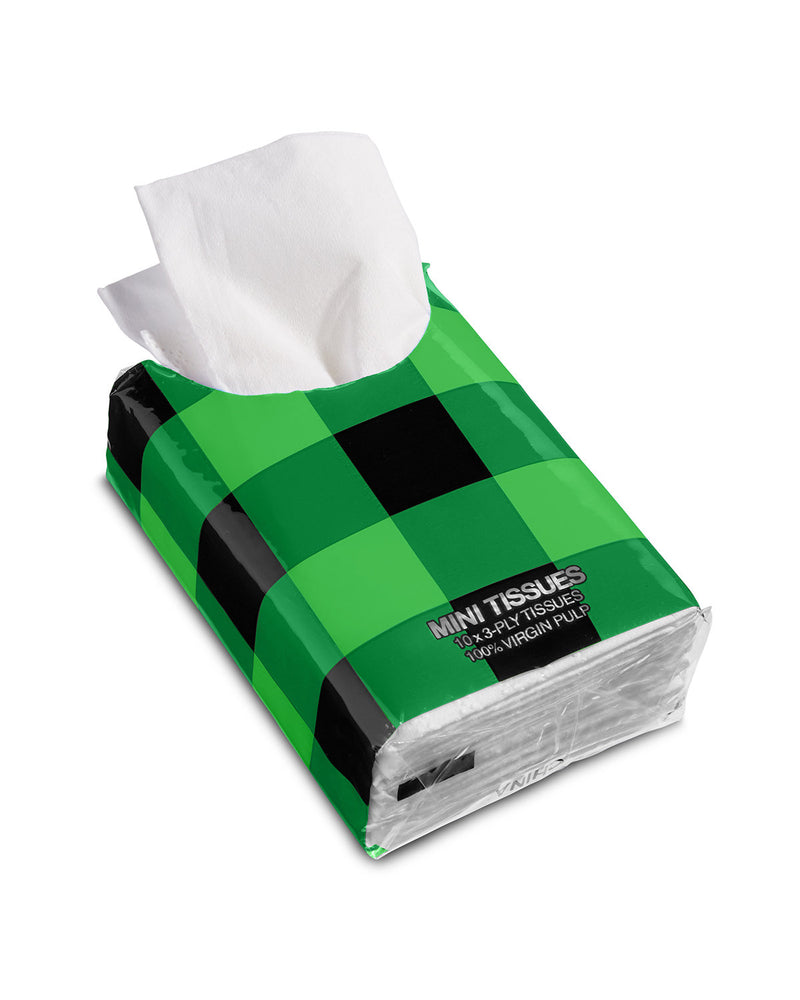 Prime Line Mini Tissue Packet - Buffalo Plaid