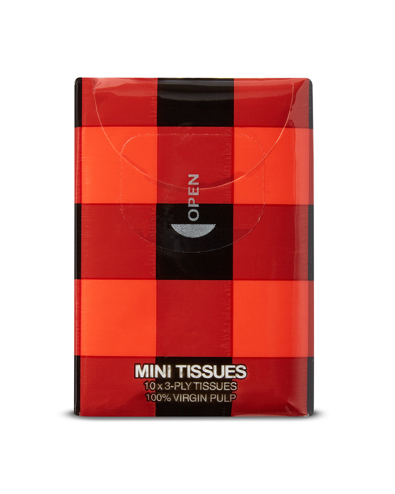Prime Line Mini Tissue Packet - Buffalo Plaid