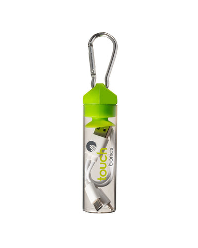 Prime Line 3-in-1 Charger Cable in Carabiner Storage Tube