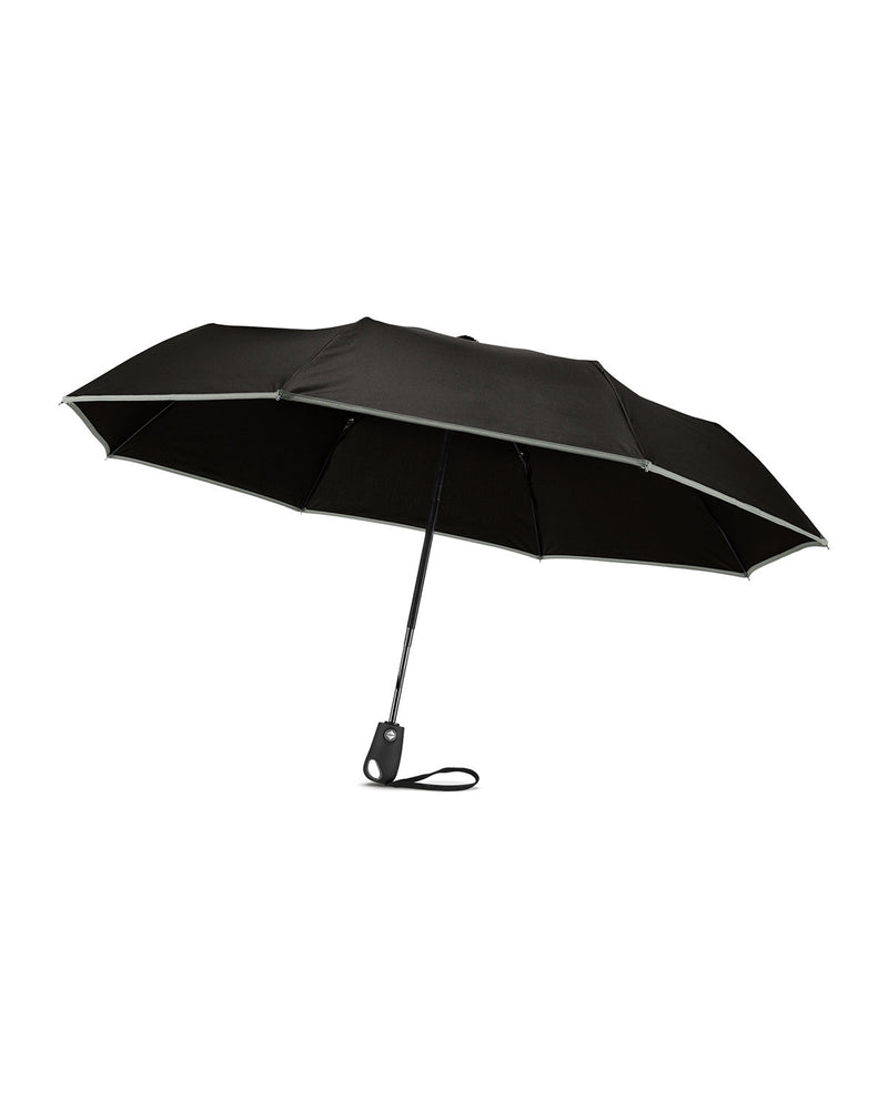 Prime Line Auto-Open Umbrella With Reflective Trim