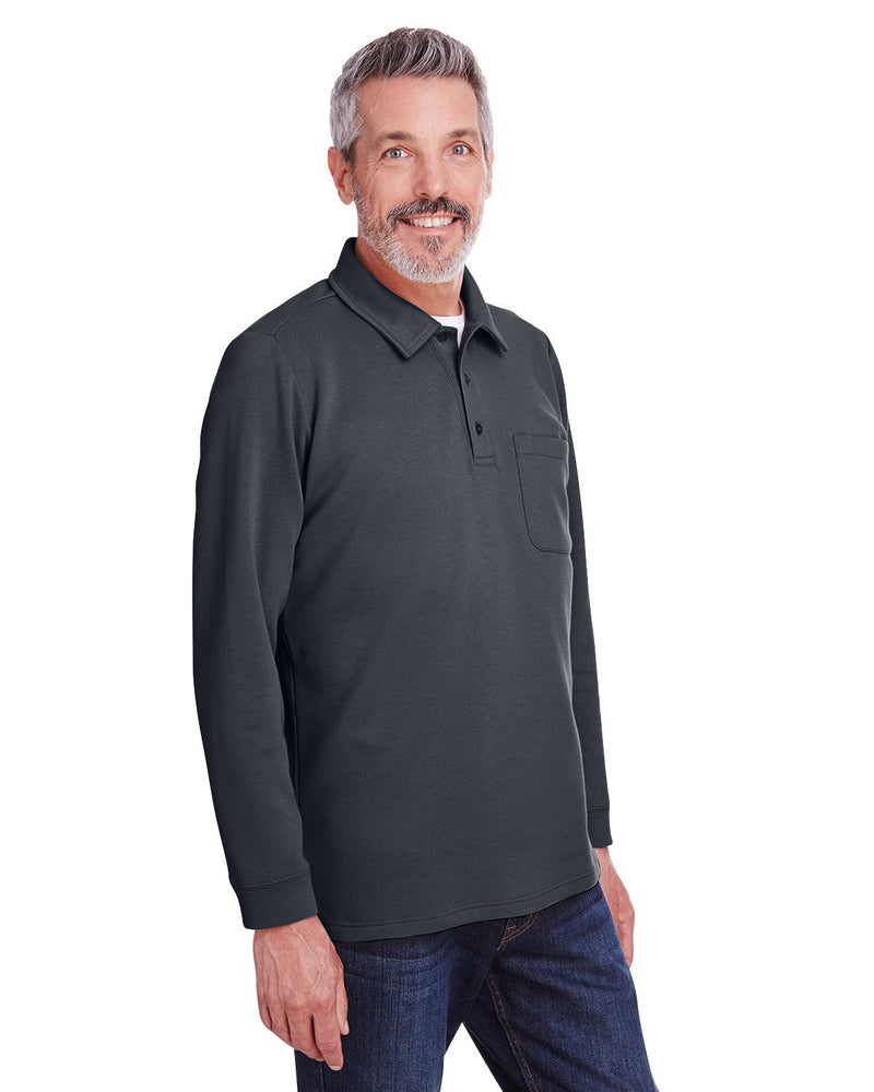 Harriton Adult StainBloc™ Pique Pullover Fleece