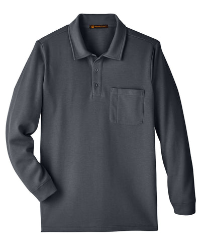 Harriton Adult StainBloc™ Pique Pullover Fleece
