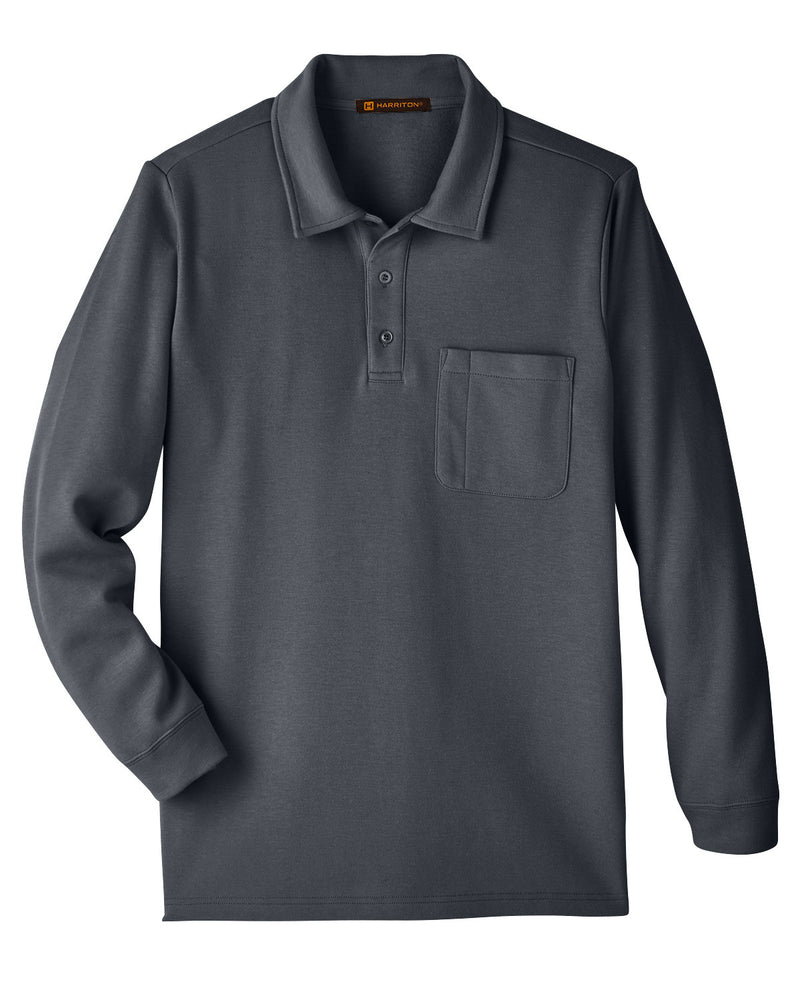 Harriton Adult StainBloc™ Pique Pullover Fleece