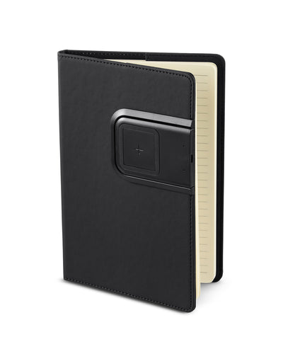 Prime Line Refillable Journal with Wireless Charging Panel