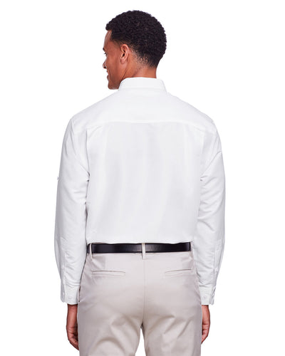 Harriton Men's Key West Long-Sleeve Performance Staff Shirt