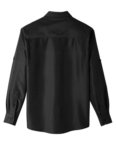 Harriton Men's Key West Long-Sleeve Performance Staff Shirt