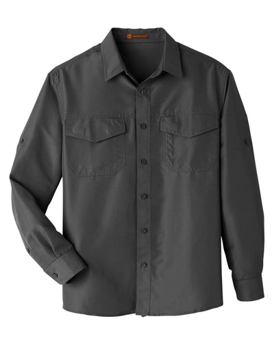 Harriton Men's Key West Long-Sleeve Performance Staff Shirt