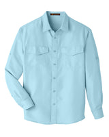 Harriton Men's Key West Long-Sleeve Performance Staff Shirt Harriton