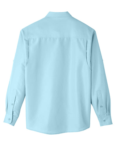 Harriton Men's Key West Long-Sleeve Performance Staff Shirt