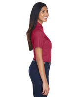 Harriton Ladies' Easy Blend™ Short-Sleeve Twill Shirt with Stain-Release Harriton