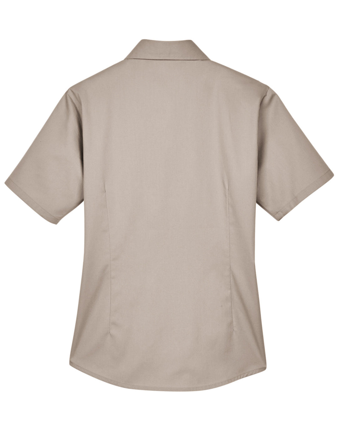 Harriton Ladies' Easy Blend™ Short-Sleeve Twill Shirt with Stain-Release Harriton