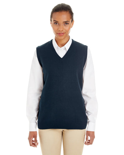 Harriton Ladies' Pilbloc™ V-Neck Sweater Vest