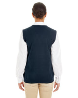 Harriton Ladies' Pilbloc™ V-Neck Sweater Vest Harriton