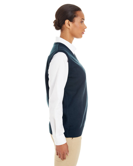 Harriton Ladies' Pilbloc™ V-Neck Sweater Vest Harriton