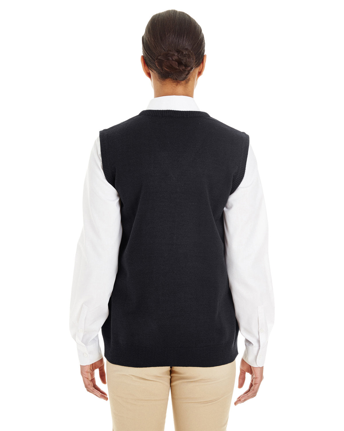 Harriton Ladies' Pilbloc™ V-Neck Sweater Vest Harriton