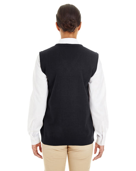Harriton Ladies' Pilbloc™ V-Neck Sweater Vest Harriton