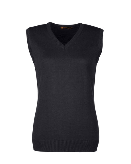 Harriton Ladies' Pilbloc™ V-Neck Sweater Vest Harriton