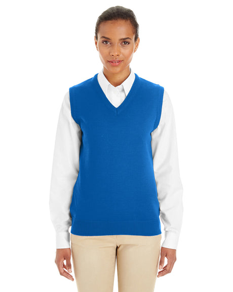 Harriton Ladies' Pilbloc™ V-Neck Sweater Vest Harriton