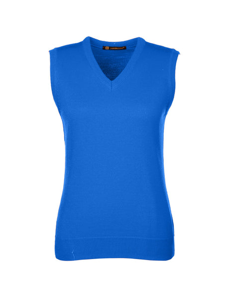 Harriton Ladies' Pilbloc™ V-Neck Sweater Vest Harriton