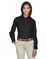 Harriton Ladies' 6.5 oz. Long-Sleeve Denim Shirt Harriton