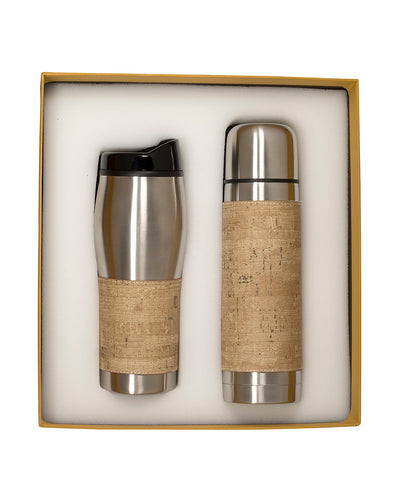 Leeman Casablanca Thermal Bottle And Tumbler Gift Set