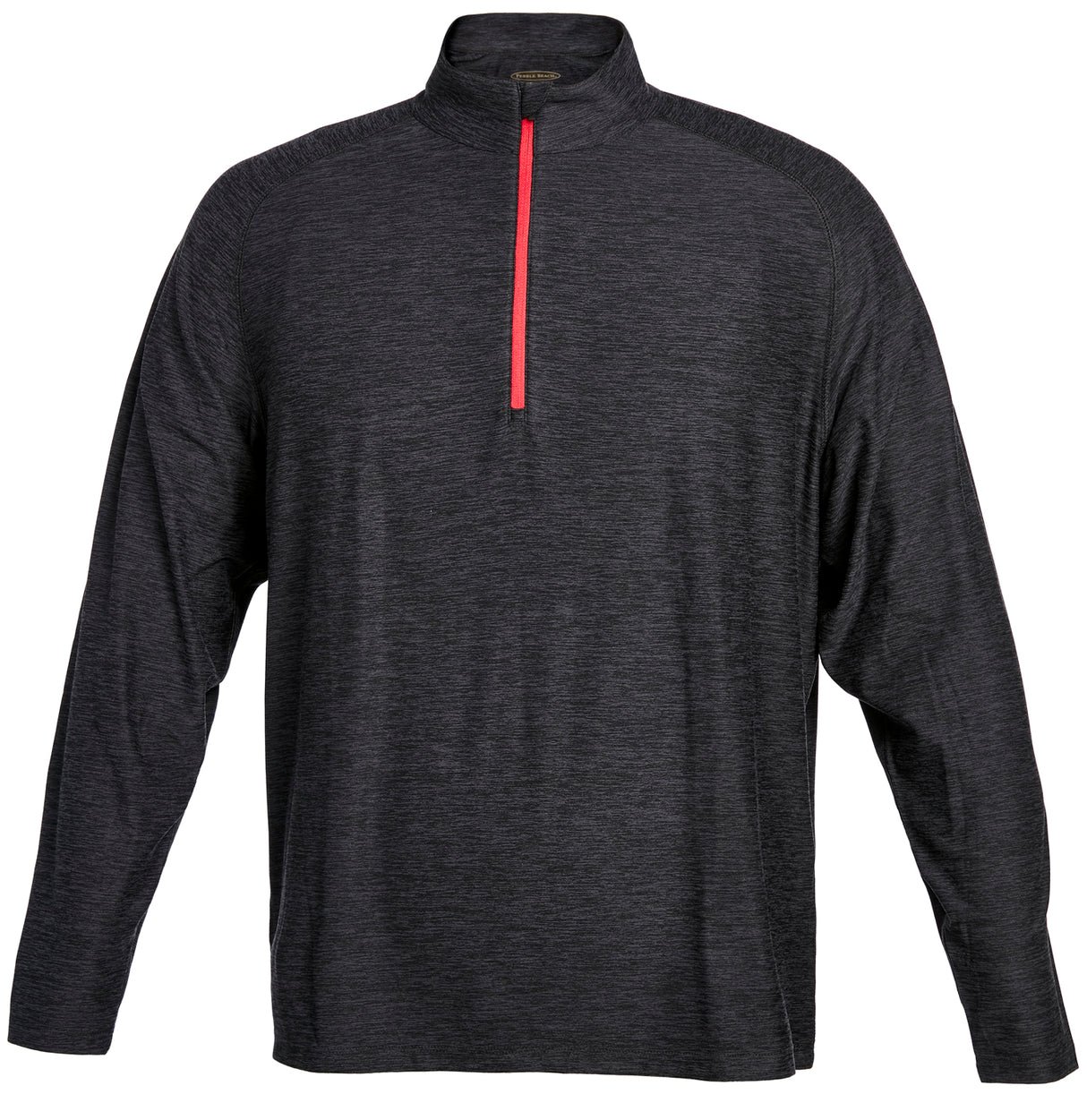 Pebble Beach Marled Jersey 1/4 Zip Tech Pullover Mens Apparel Sweatshirts & Fleece