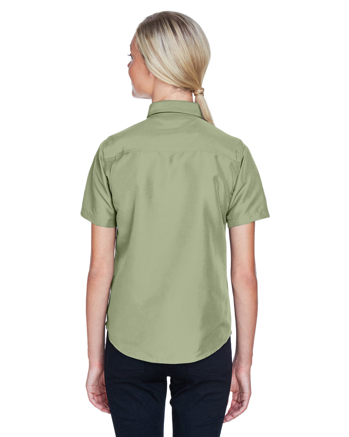 Harriton Ladies' Key West Short-Sleeve Performance Staff Shirt Harriton