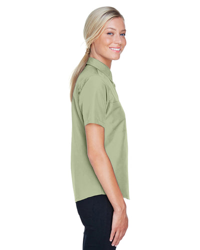 Harriton Ladies' Key West Short-Sleeve Performance Staff Shirt