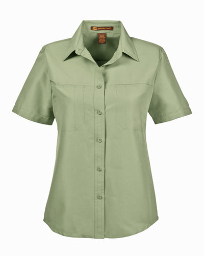 Harriton Ladies' Key West Short-Sleeve Performance Staff Shirt