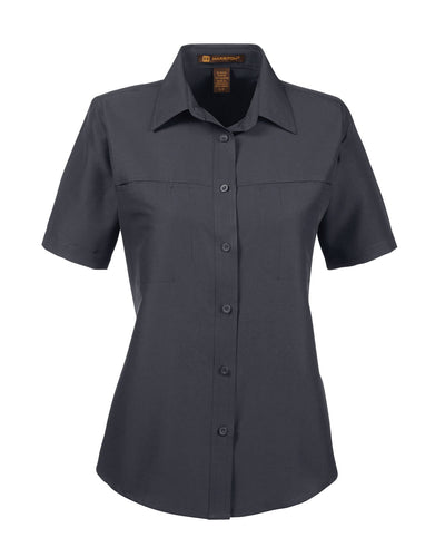 Harriton Ladies' Key West Short-Sleeve Performance Staff Shirt