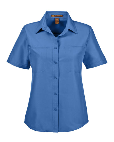 Harriton Ladies' Key West Short-Sleeve Performance Staff Shirt