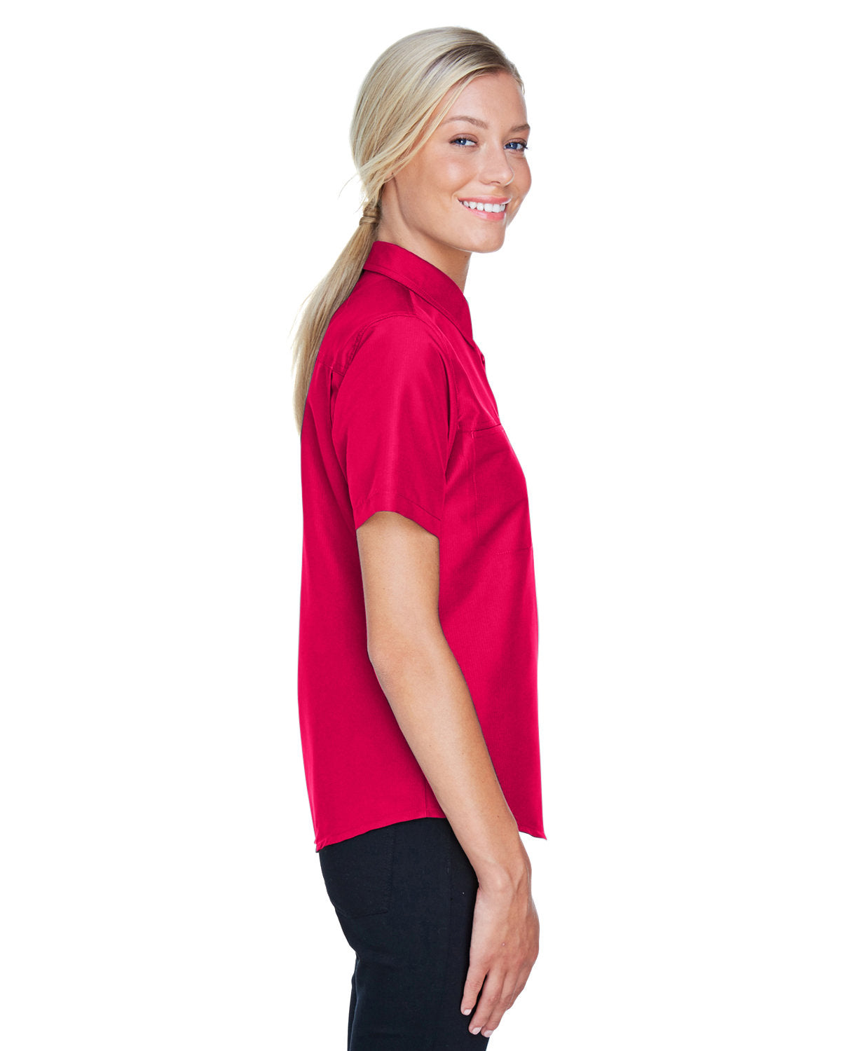 Harriton Ladies' Key West Short-Sleeve Performance Staff Shirt Harriton