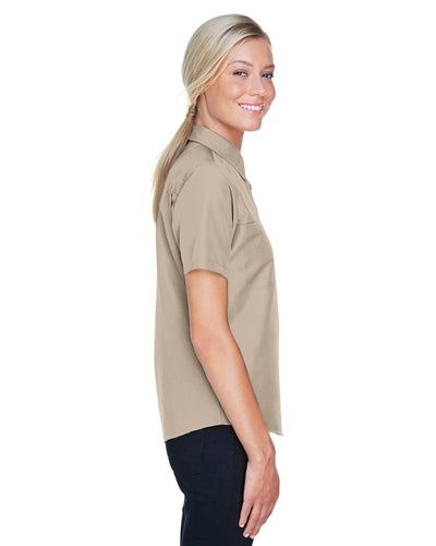 Harriton Ladies' Key West Short-Sleeve Performance Staff Shirt