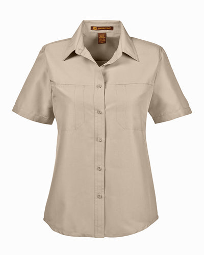 Harriton Ladies' Key West Short-Sleeve Performance Staff Shirt