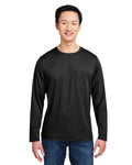 Harriton Unisex Charge Snag and Soil Protect Long-Sleeve T-Shirt Harriton