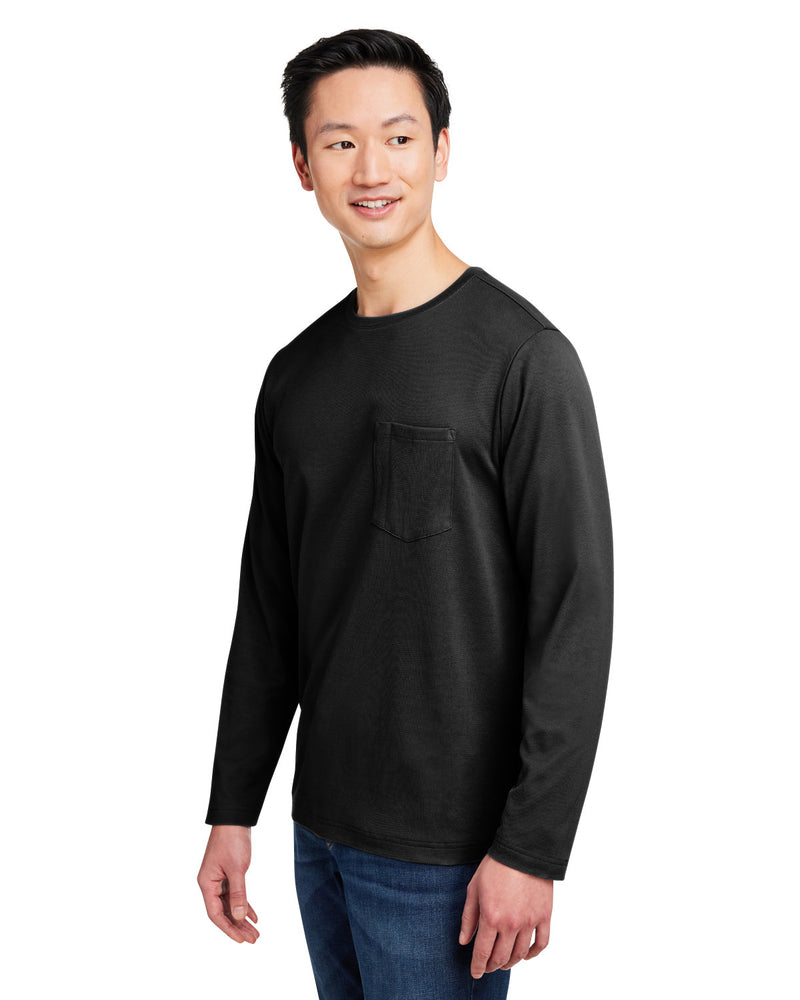 Harriton Unisex Charge Snag and Soil Protect Long-Sleeve T-Shirt