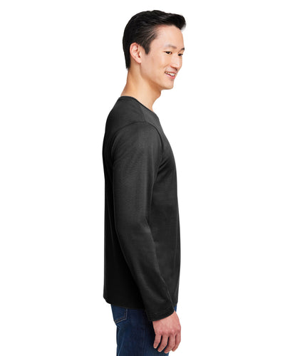 Harriton Unisex Charge Snag and Soil Protect Long-Sleeve T-Shirt